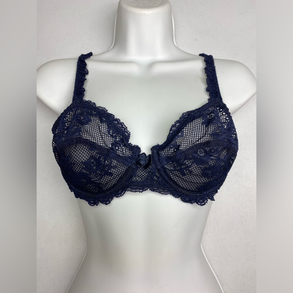 AntineA NAVY Unlined Underwire, 34B *P1000
